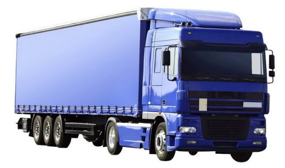 一辆蓝色的厢式卡车5107391png免抠图片素材