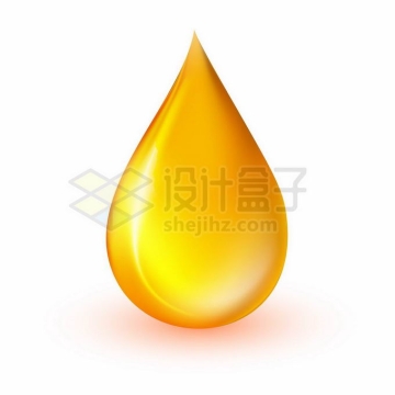 金黄色的油滴液滴水滴效果1567972矢量图片免抠素材
