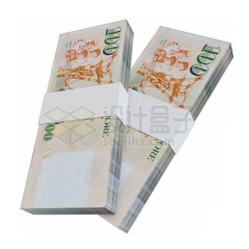 两沓整齐100新加坡元两万元新加坡元钞票纸币1468754免抠图片素材