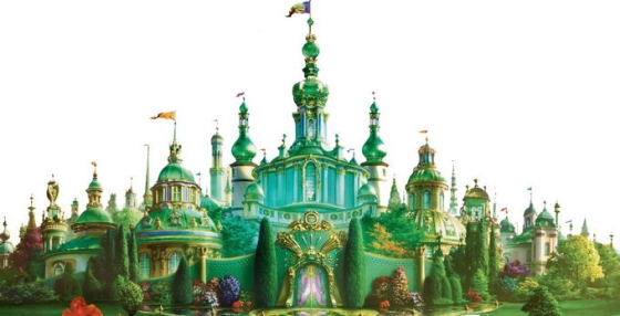 绿色的童话城堡9164668png免抠图片素材
