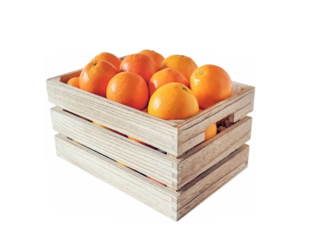 木框中的橙子橘子脐橙美味水果6601887免抠图片素材