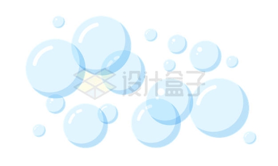 淡蓝色的泡泡气泡装饰3923825矢量图片免抠素材
