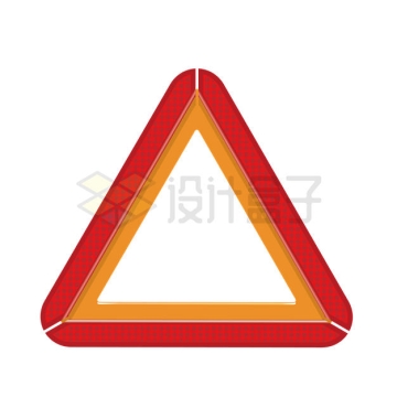 汽车事故反光三角牌三角警示牌8279577矢量图片免抠素材