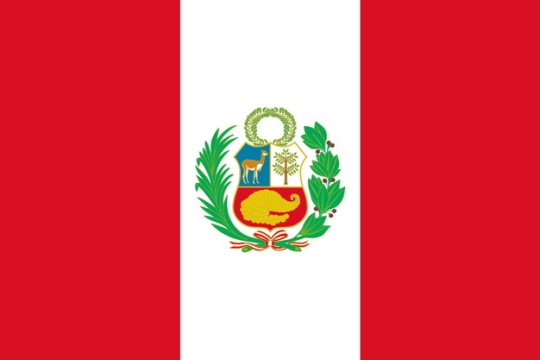 标准版秘鲁国旗图片素材
