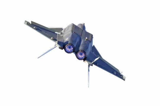 喷管发出紫色火焰歼20战斗机png免抠透明高清图片