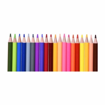 一排彩色铅笔绘画笔儿童彩绘笔8093716png图片免抠素材