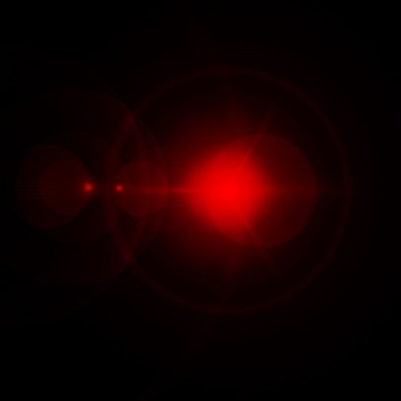红色光芒星光光晕效果262217png图片素材