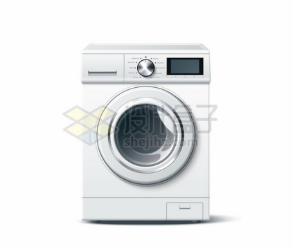 逼真的滚筒洗衣机810716png图片素材