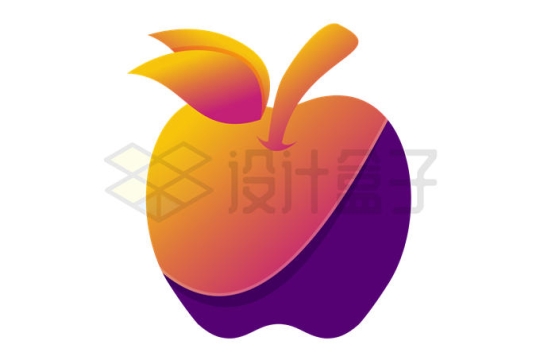 彩色色块组成的苹果logo设计方案8186169矢量图片免抠素材