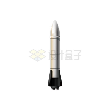 一枚银色的战略核导弹潜射导弹6940971矢量图片免抠素材