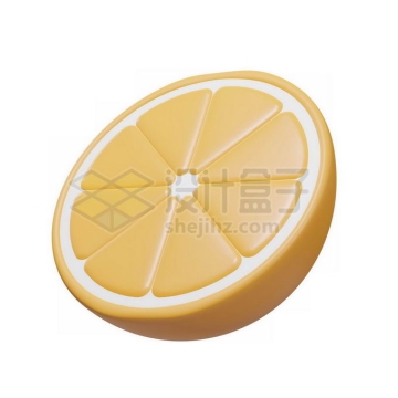 橙子横切面图案3D模型4408846PSD免抠图片素材
