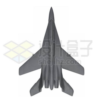 一架灰黑色苏27战斗机3D模型1522144免抠图片素材