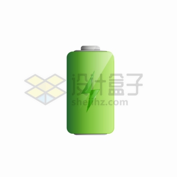 绿色的充电电池电量符号图标png图片素材