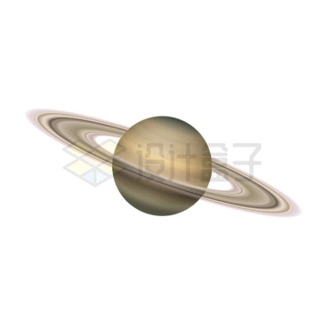 漂亮的土星和巨大的土星光环8690082矢量图片免抠素材