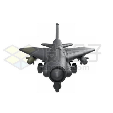 一架银灰色米格21战斗机3D模型7895095免抠图片素材