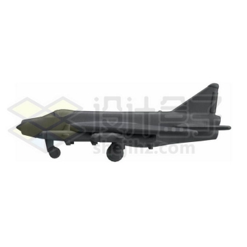 一架银灰色米格21战斗机3D模型4601064免抠图片素材