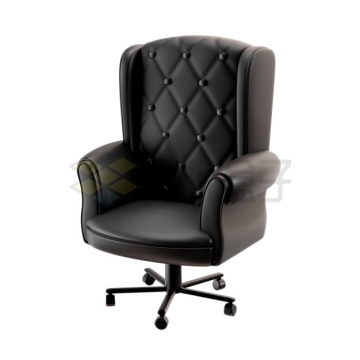 黑色的沙发转椅3D模型7090500PSD免抠图片素材