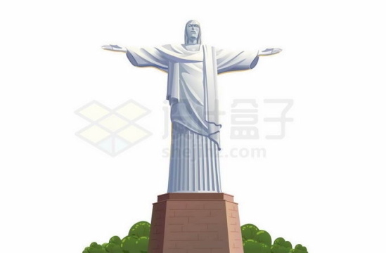 巴西耶稣像知名旅游景点6071042免抠图片素材