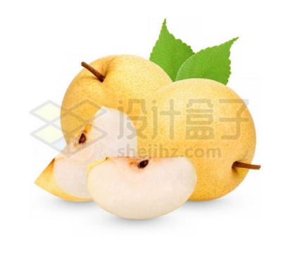 切开的砀山梨子美味水果2652351免抠图片素材