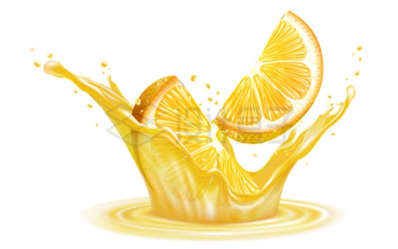 飞溅起来的橙汁黄色果汁效果9270420矢量图片免抠素材