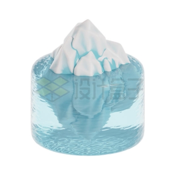 卡通冰山3D模型8791881PSD免抠图片素材