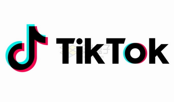 英文版抖音 Tik Tok APP logo标志png图片素材