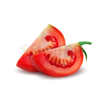 切块的番茄西红柿美味水果蔬菜2543407矢量图片免抠素材