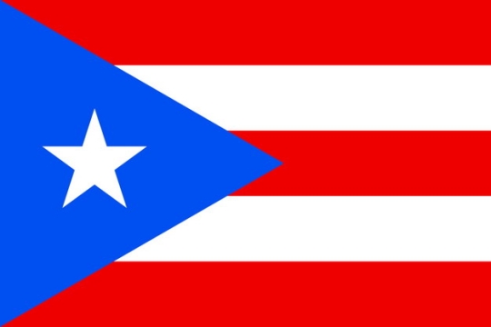 标准版波多黎各国旗图片素材