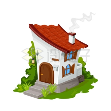 童话故事中的卡通小房子房屋8984171矢量图片免抠素材