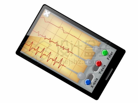 测量心跳的心电图仪医疗仪器1798926矢量图片免抠素材