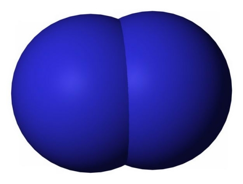 蓝色的氘核氢原子结构示意图5900725png图片免抠素材