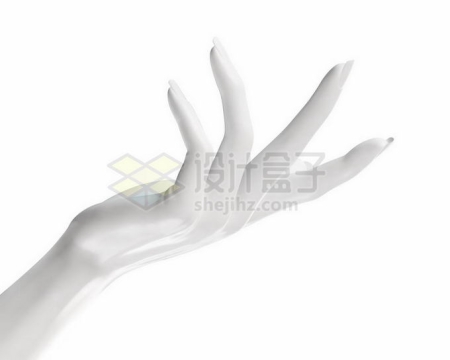 优雅的3D白色手势模型1635338矢量图片免抠素材