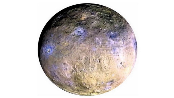 伪彩色最大小行星谷神星png免抠高清图片素材