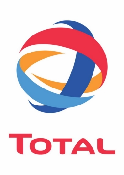 竖版世界500强石油公司道达尔Total企业标志LOGO图标图片免抠素材