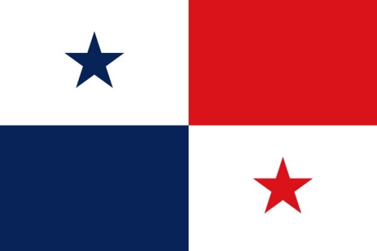 标准版巴拿马国旗图片素材