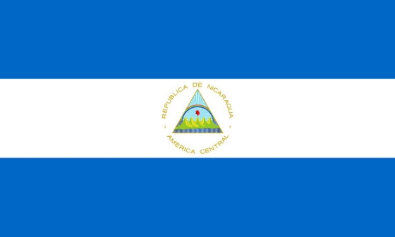 标准版尼加拉瓜国旗图片素材