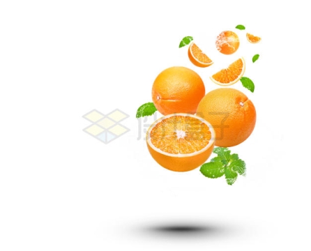 切开的橙子水果美味水果广告效果1917426PSD免抠图片素材