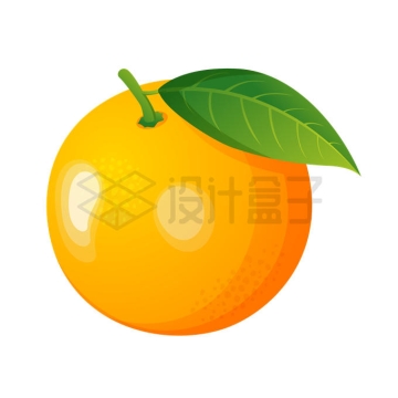 一颗橘子美味水果4019304矢量图片免抠素材