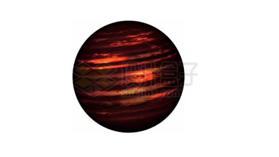 一颗暗红色的褐矮星次恒星png免抠高清图片素材