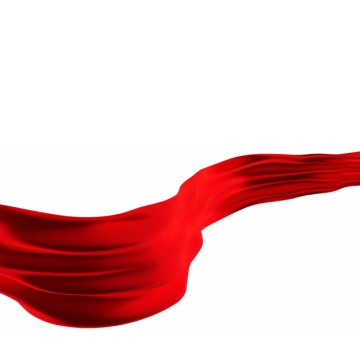 飘扬的红色绸缎面丝绸红旗装饰243875png图片素材