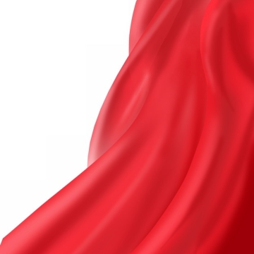 飘扬的红色绸缎面丝绸红旗装饰7235687png图片素材