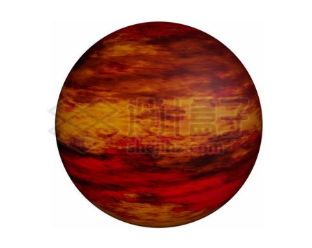 红色星球褐矮星png免抠高清图片素材