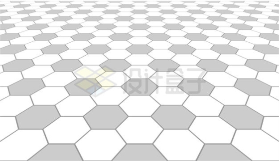 灰色六边形组成的背景装饰2335737矢量图片免抠素材