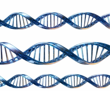 抽象金属蓝色3D立体风格DNA双螺旋结构323519png图片素材