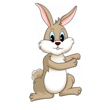 可爱的卡通小兔子239472png免抠图片素材
