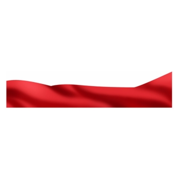 飘扬的红色绸缎面丝绸丝带装饰945295png图片素材