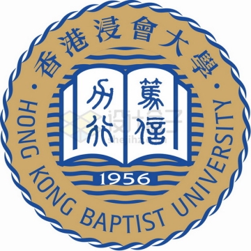 香港浸会大学 logo校徽标志png图片素材