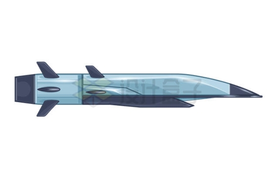 一款高超音速飞行器导弹侧面图1554784矢量图片免抠素材