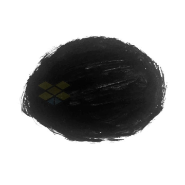 黑色毛笔画涂鸦风格椭圆形背景框文本框标题框1851124矢量图片免抠素材