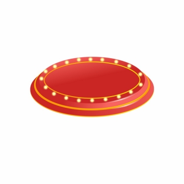电商产品商品圆形红色底座展台950196png图片AI矢量图素材